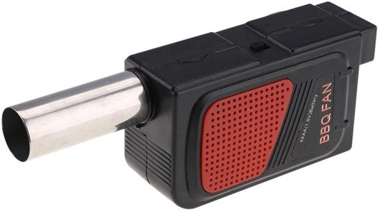 Ventilatore da Griglia Portatile - Ideale per Barbecue - Bianco - Efficiente e Sicuro - Adatto per Picnic e Cene all'Aperto