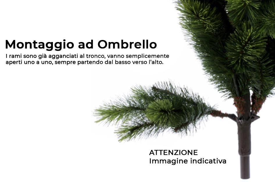 Albero di Natale Artificiale 240 cm 2949 Rami Verde