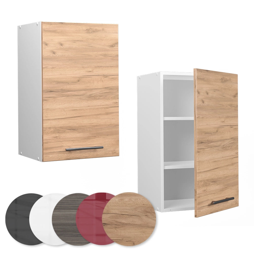 Pensile da cucina Fame-Line Rovere dorato/Bianco 45 cm Vicco