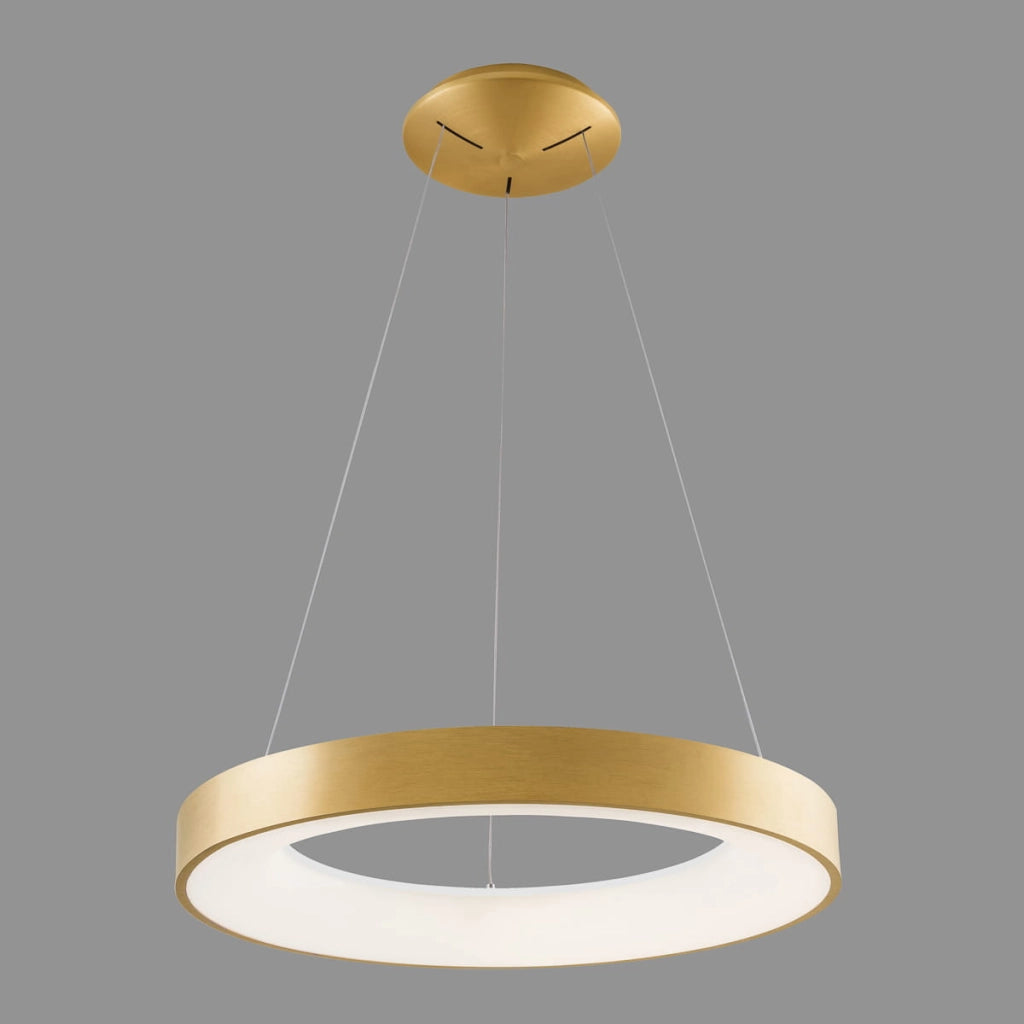 Lampada a sospensione Italux Giulia LED Ø60 oro 50W