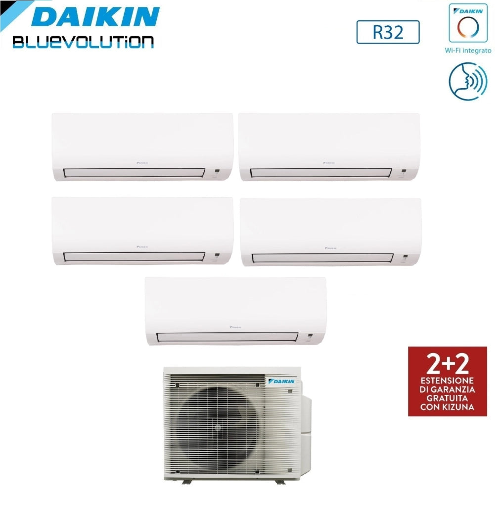 Condizionatore Daikin Penta Split COMFORA 9+9+9+9+9 con 5MXM90A R-32 Wi-Fi Integrato