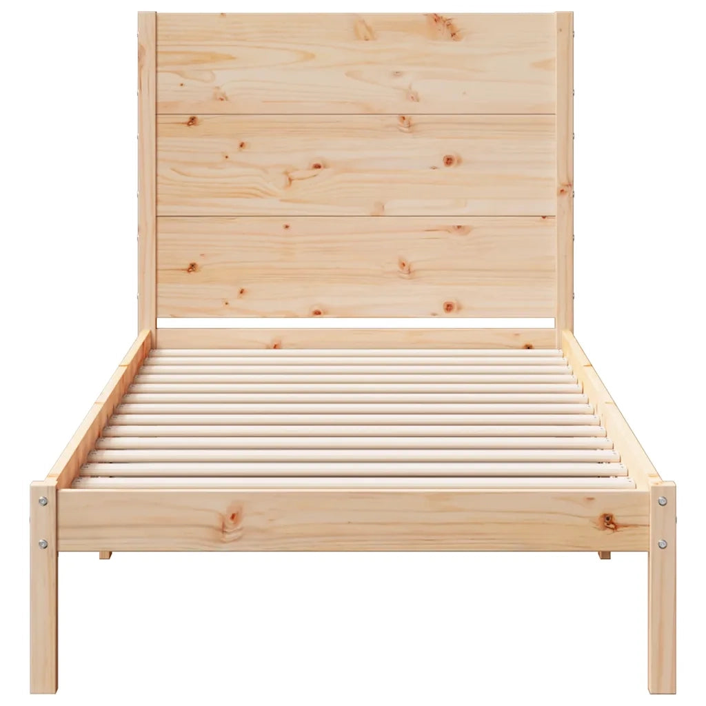 Giroletto Extra Lungo senza Materasso 90x220 cm Legno Massello 3309281