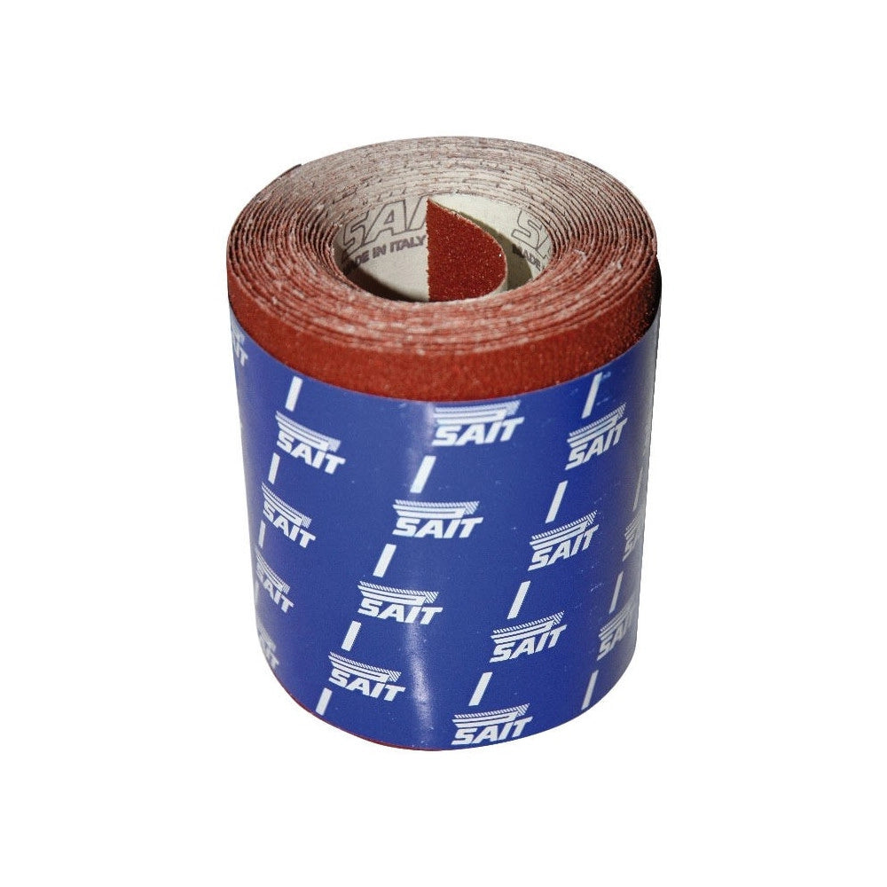 Sait saitac grana 120 carta vetrata abrasiva per legno ferro smalto vernici 1mt larghezza 120mm
