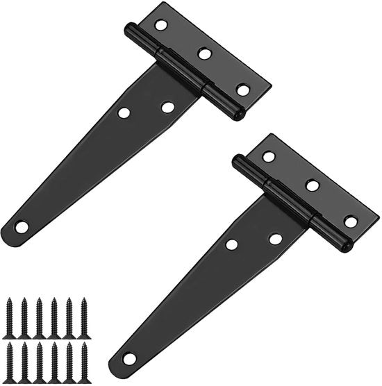 Serrature per porte 100mm - Serrature a T - Nero - Serrature per armadi cucina - Serrature piccole - Serrature resistenti all'usura e resistenti all'ossidazione.