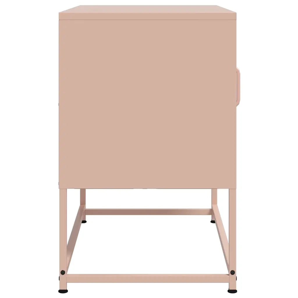 Mobile TV Rosa 68x39x60,5 cm in Acciaio 846519