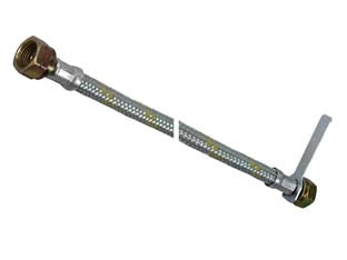 FLESSIBILE PER CENTRALINE GAS- - FF 1/2 cm.60 - 2 pezzi