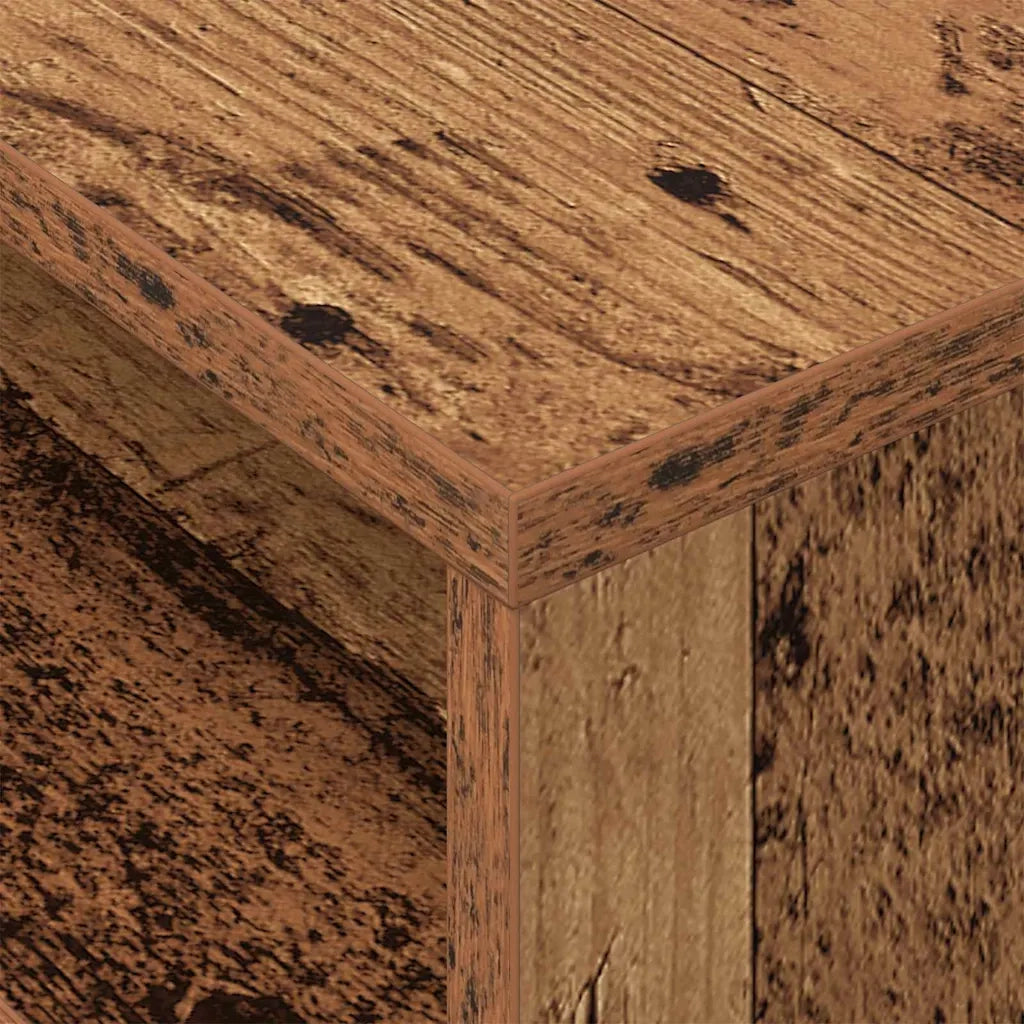 Tavolino 2 pz | Tavolo laterale Legno vecchio 40,5 x 40 x 45 cm