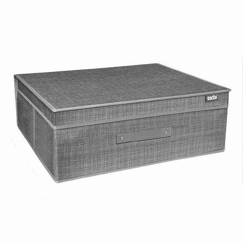 Trade Shop - Box Scatola Salvaspazio Portatutto Contenitore Organizer 70 X 40 X 20 Cm 69697 -