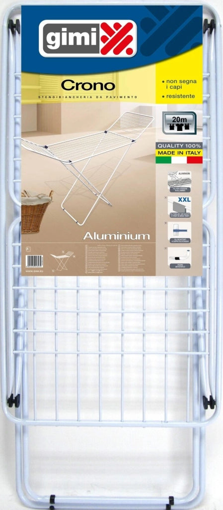 Gimi Crono Stendibiancheria da pavimento Blu, Bianco