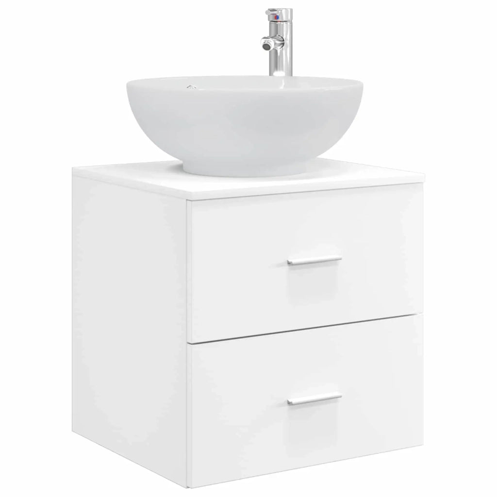 Set di mobili per il bagno 5 pz Bianco 3406951