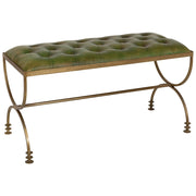 Panca in pelle nera 88x38x48h cm