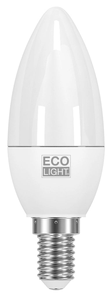 Ecolight LAMPADA A LED CANDELA E14 luce fredda 3 W 10.00 pz