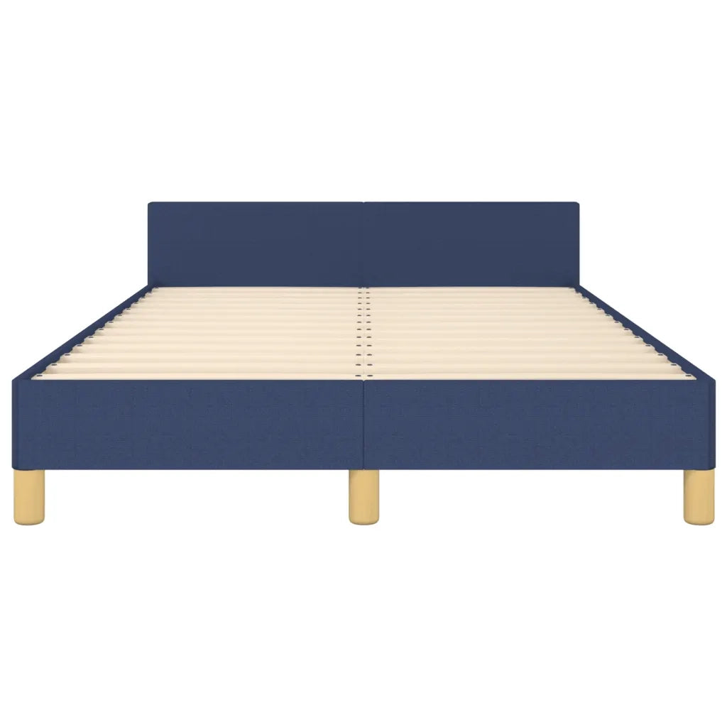 Giroletto senza Materasso-Struttura Letto Blu 120x200 cm in Tessuto 952968