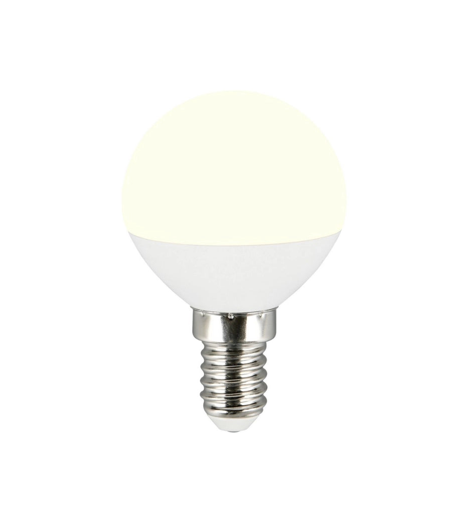 Lampadina LED E14 3W 250 lm sferica bianca luce calda