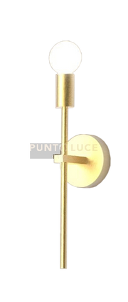 ANNA-A Applique da parete 1 luce ottone spazzolato attacco E27