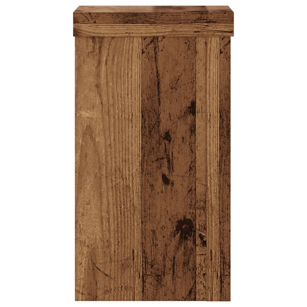 Portavasi mobili per fiori set da 2 legno di recupero legno ingegnerizzato marrone 02_0045369
