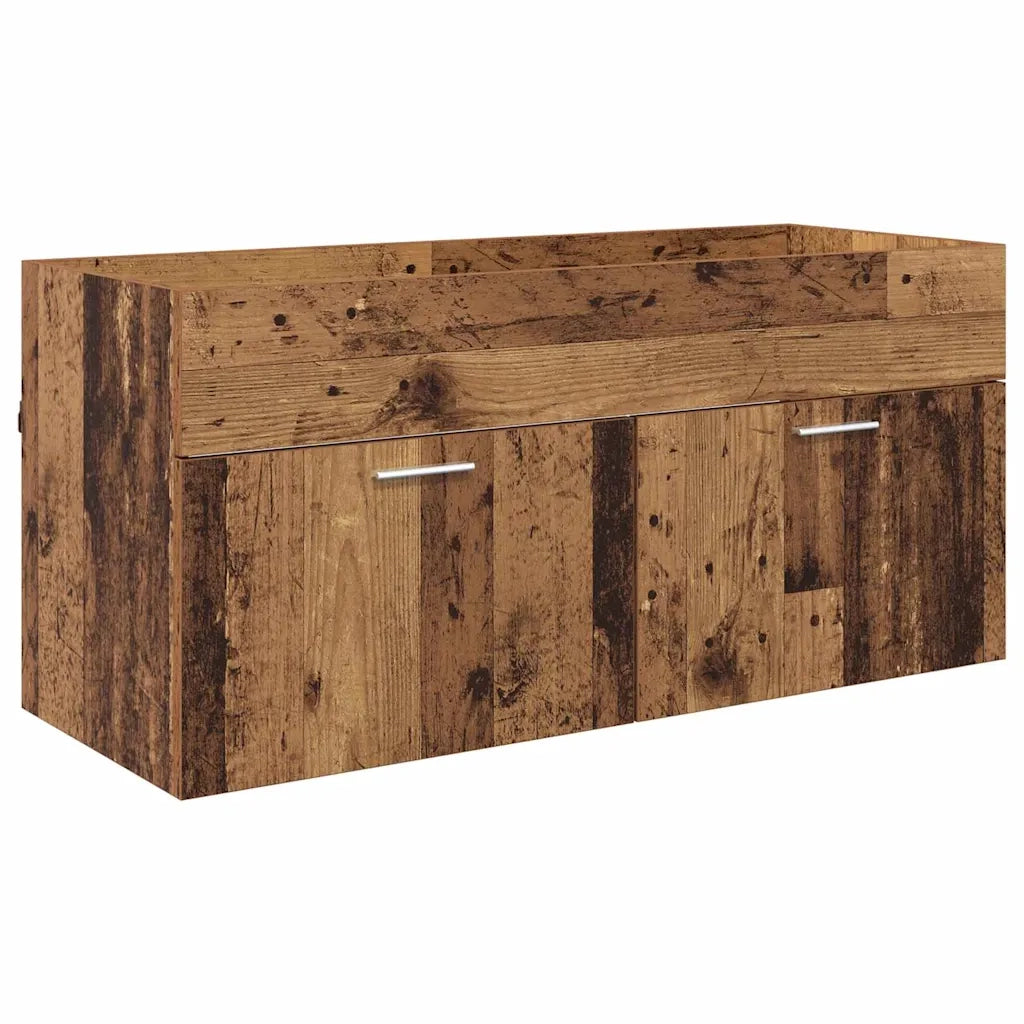 Mobile da Bagno | Armadio da bagno con porta Legno vecchio 100 x 38,5 x 46 cm