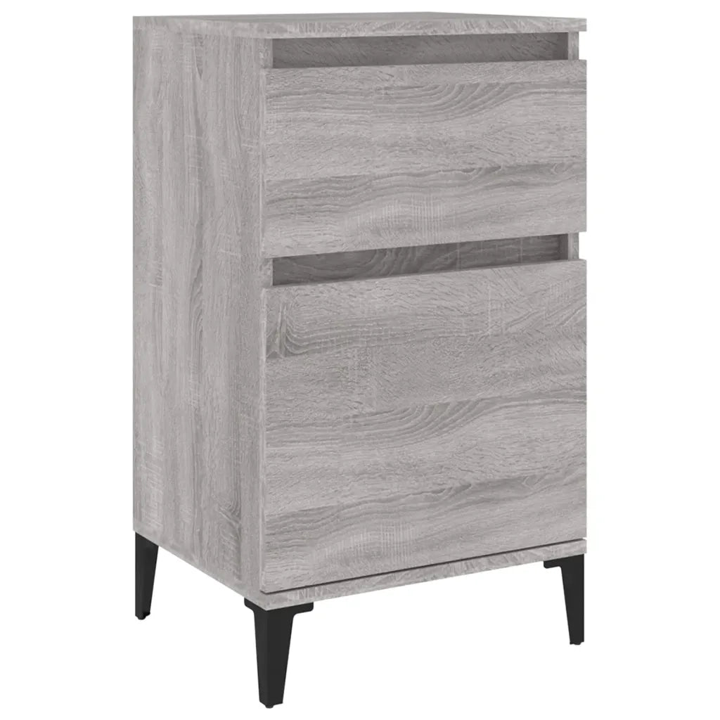 Comodino Grigio Sonoma 40x35x70 cm 819720