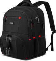 Zak da Uomo per Laptop 15,6 pollici, Borsa da Uomo per Lavoro, Impermeabile, con Porta USB