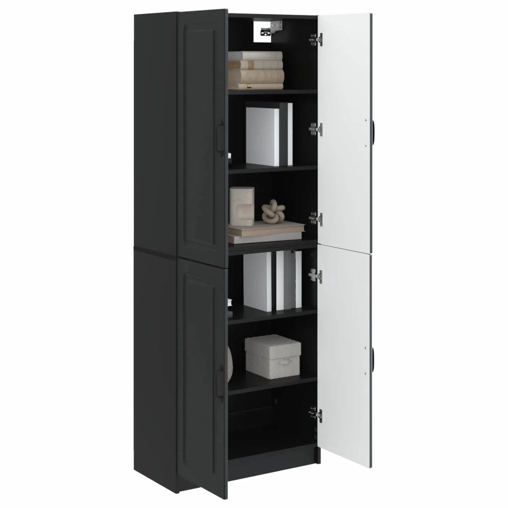 Set di armadi 2 pz Nero Legno ingegnerizzato 3416944