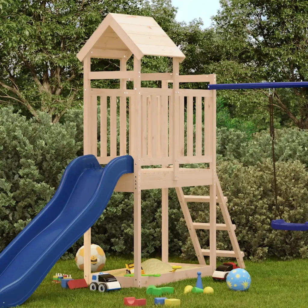Set da Gioco da Esterno 53x110x214 cm in Legno Massello di Pino 826535