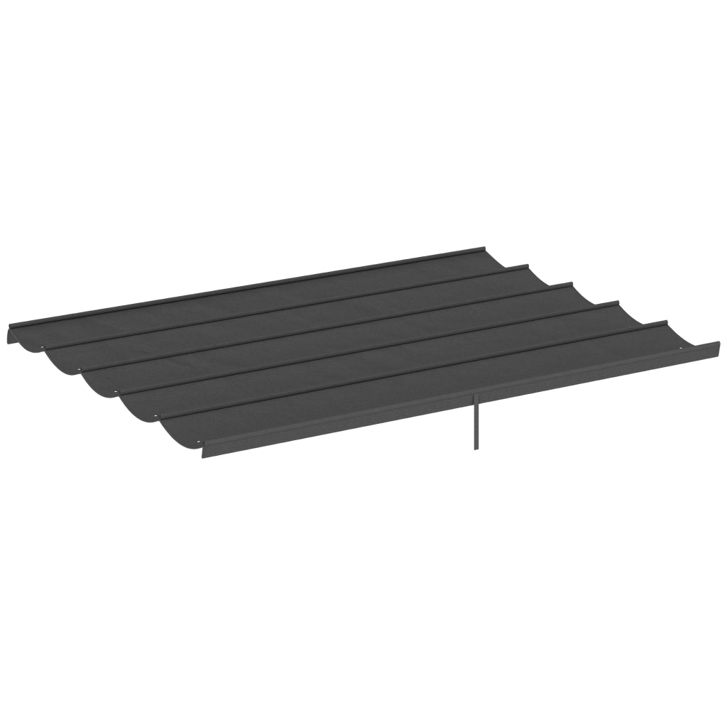 Tenda per Pergola Retrattile ¨C Minimal ¨C 350x260 cm Grigio Scuro