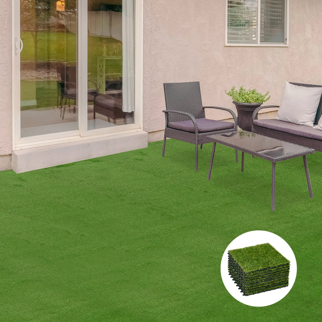 Tappeto Erba Sintetica ¨C Minimal ¨C Verde 30x30 cm 10 Pezzi