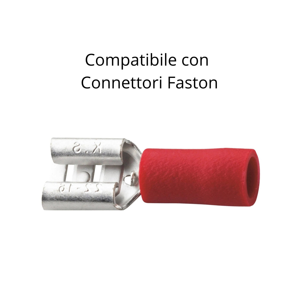 Batteria 12 volt 7 ah al piombo ricaricabile resistente attacco faston