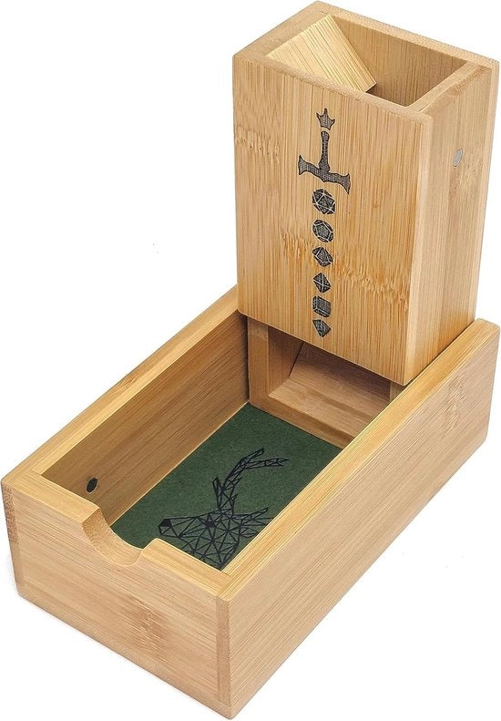 Torrino per Dadi - Scatola per Dadi - Torre per Dadi - Tavolo per Dadi - Adatto per Giochi da Dadi