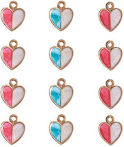 Set di 40 Badge in Emaille con Finestra per Creare Gioielli