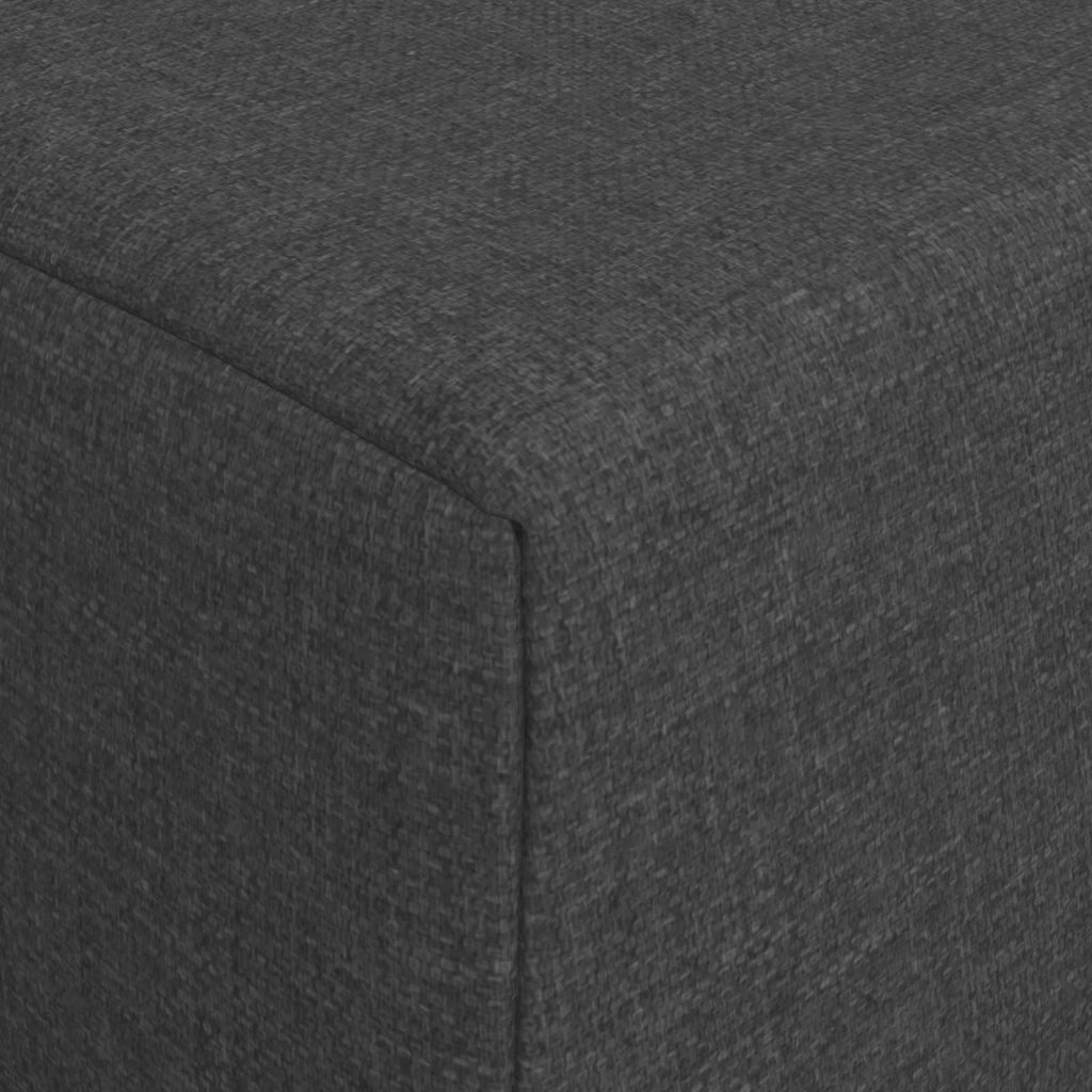 Divano Letto Pieghevole Grigio Scuro 120 x 60 x 49 cm Tessuto 900035