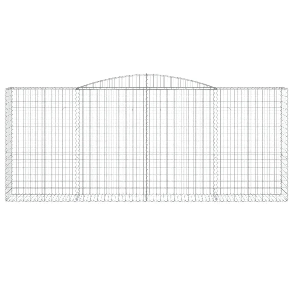 Cesto Gabbione ad Arco 400x50x160/180 cm Ferro Zincato