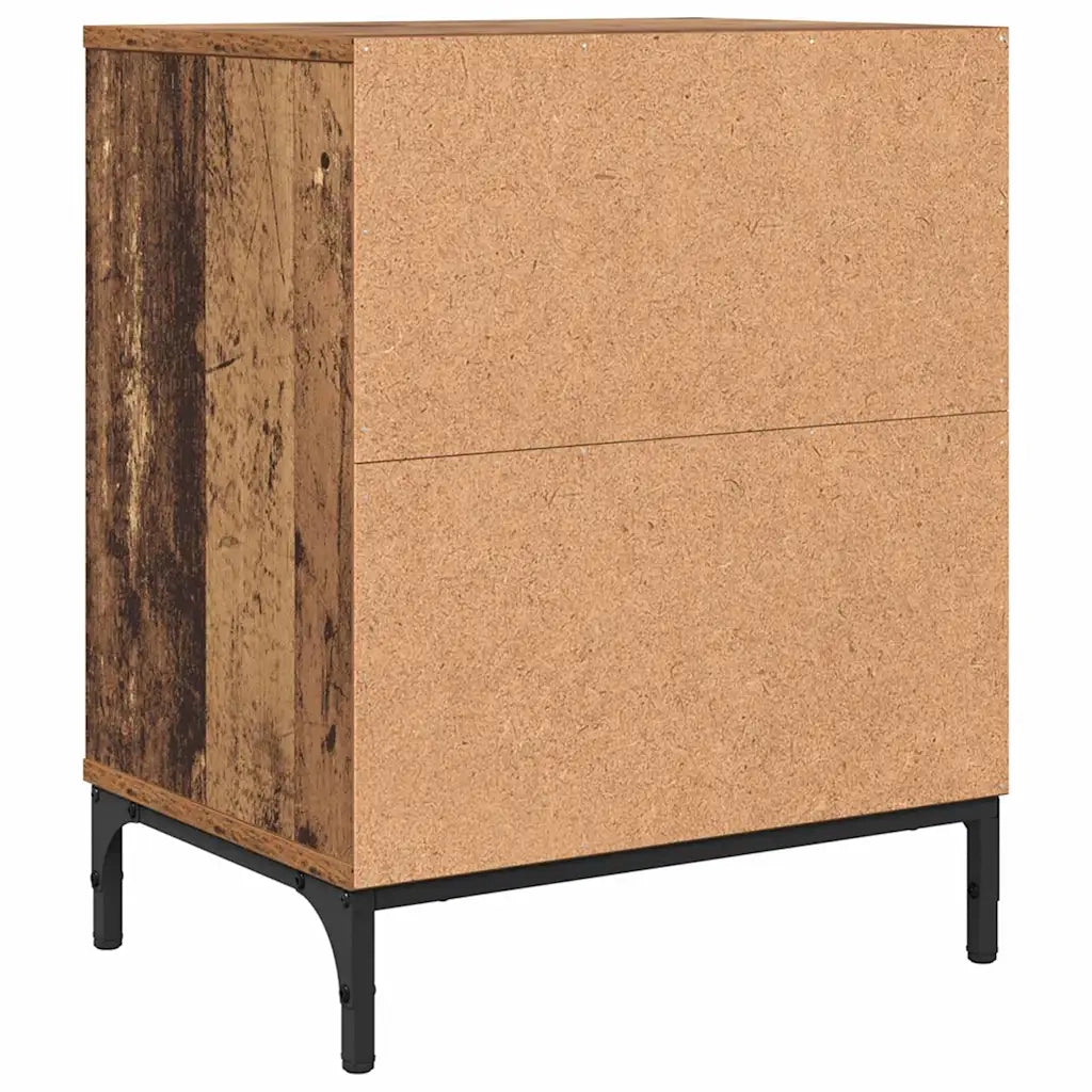 Armadio da Notte 2 pcs Legno vecchio 49 x 36 x 61 cm 883491