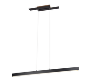 Lampada a sospensione a bi-emissione, metallo, antracite, L115 cm, Belfast