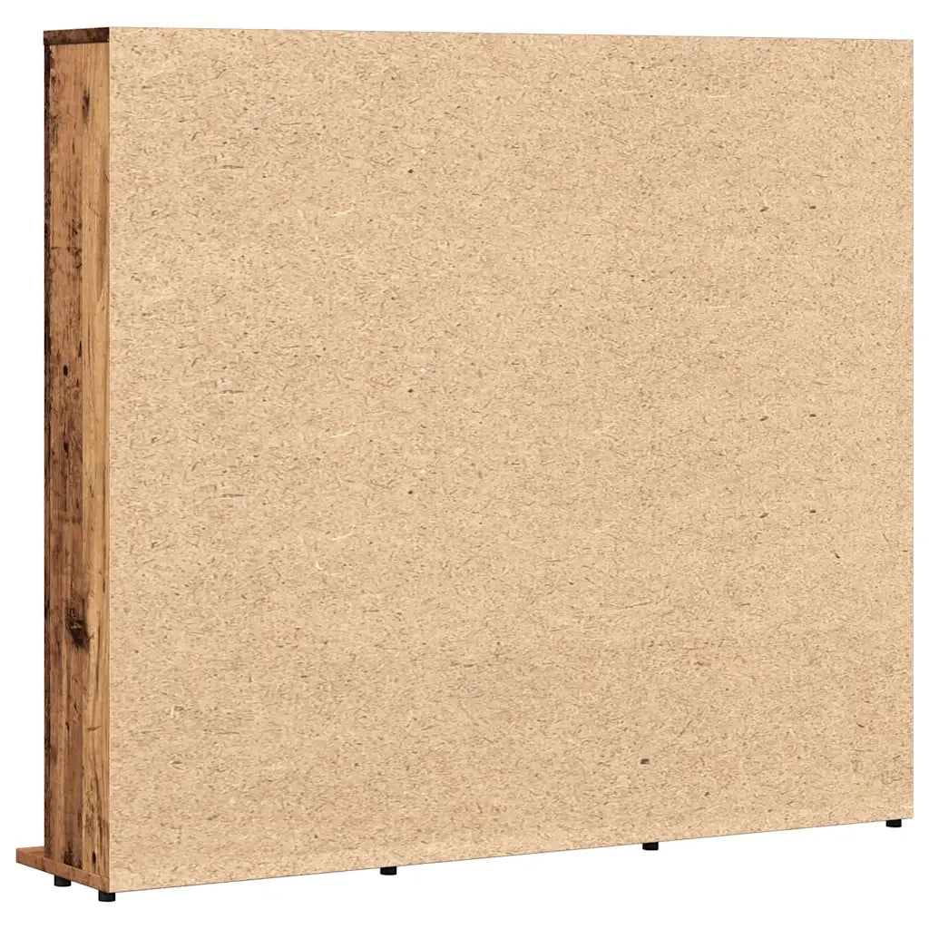 Mobile Porta CD Legno Antico 50x33x117,5 cm Legno Multistrato CFW6041377