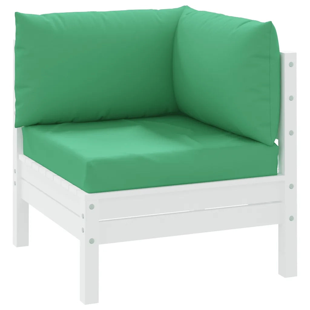 Cuscini per Pallet 3 pz Verdi in Tessuto Oxford 361778