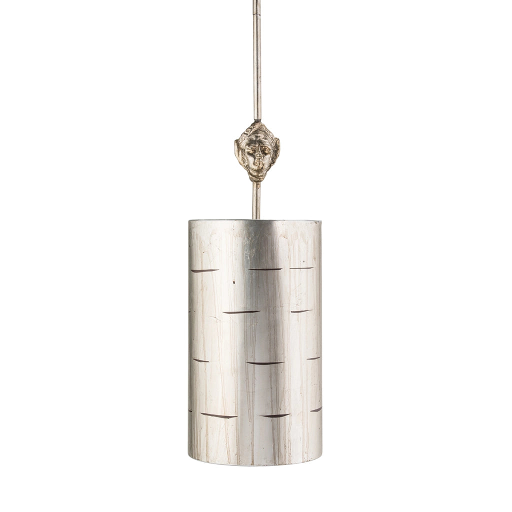 Lampada a sospensione Flambeau Fragment argento E27 100W