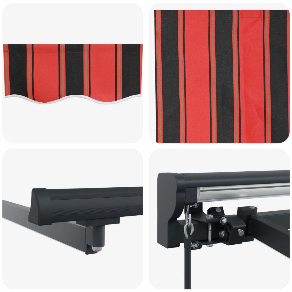 Cornice per Tenda Manuale con LED 4,5 × 3,5 m 3420899