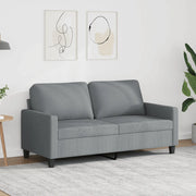 Divano a 2 Posti-Sofa 2 Posti Grigio Chiaro 140 cm in Tessuto 929860
