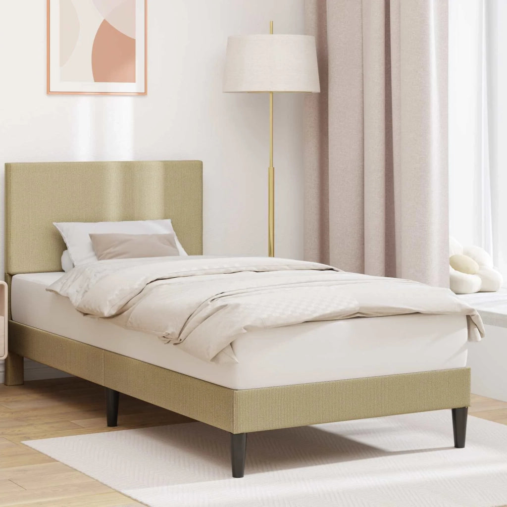 Struttura del letto-Giroletto Grigio Verde Chiaro 90 x 190 cm