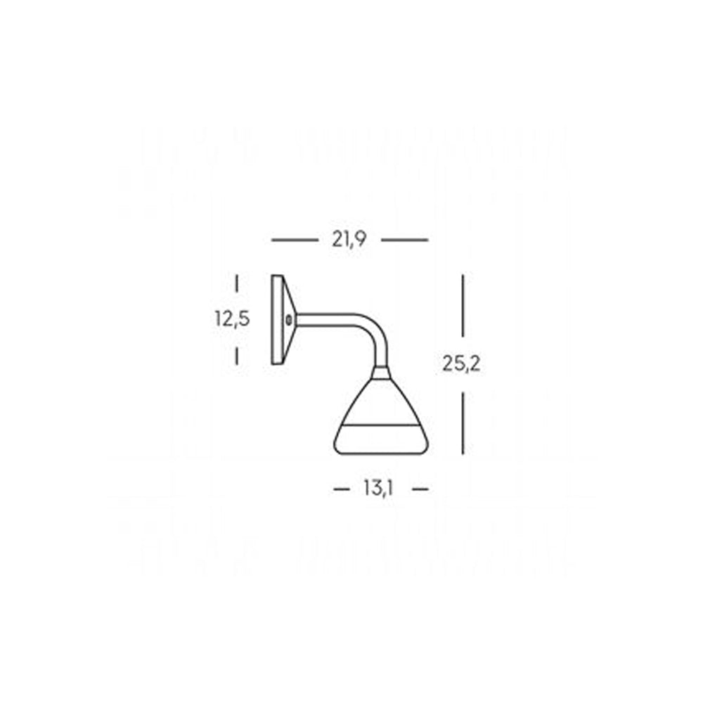 Applique Da Esterno Graal Alluminio E Termoplastica Bianco Led 20W 4000K