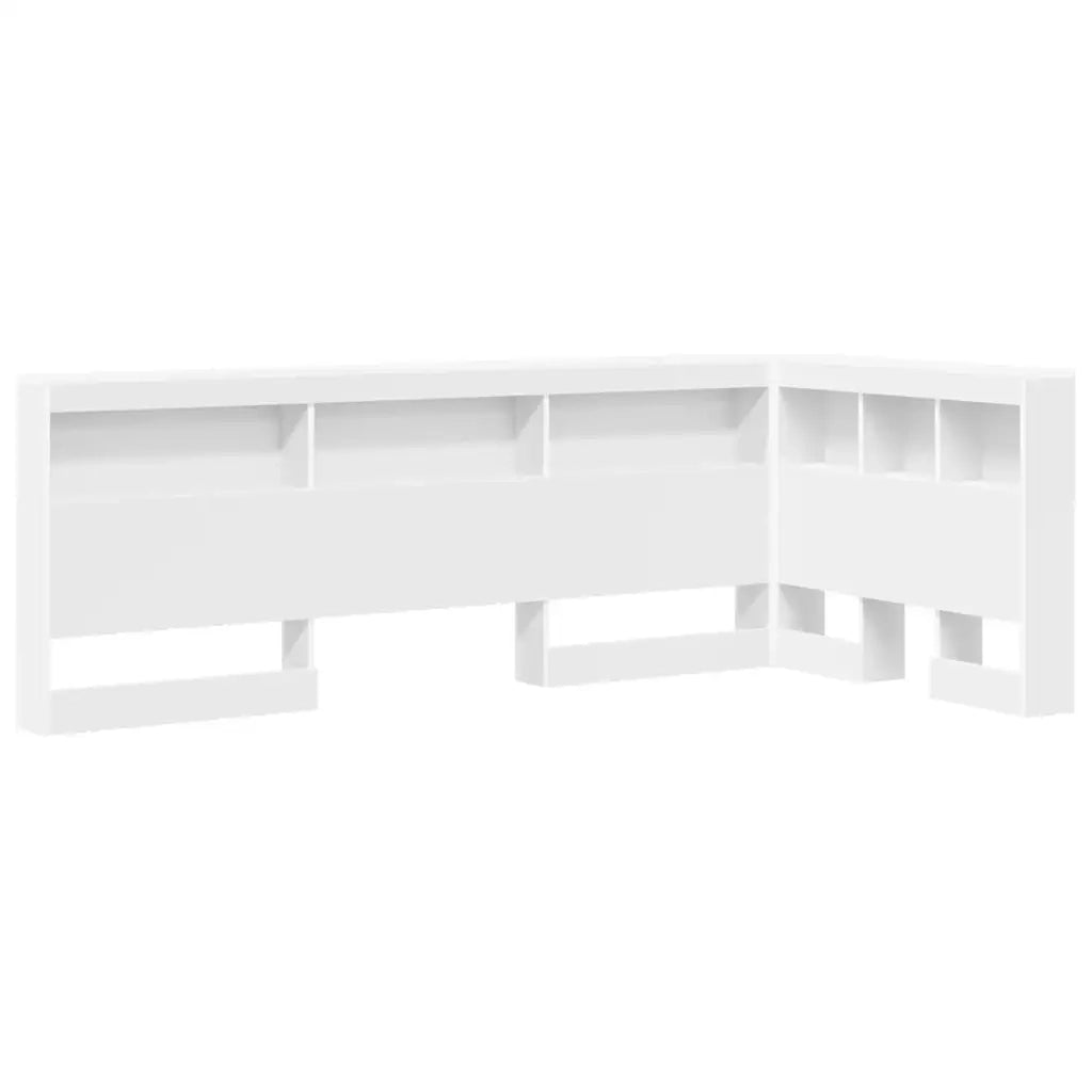 Testata contenitore con testiera Bianco 90 cm Legno multistrato 3335517