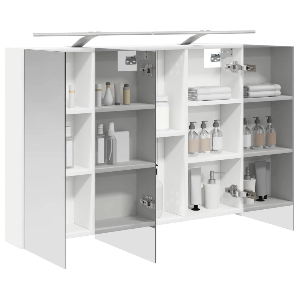 Mobiletto per specchio da bagno Bianco 100 x 14,5 x 70 cm 889127