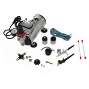 Set Compressore Aerografo con 2 Pistole 140283