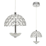 Lampada a sospensione Venus ML314 Milagro LED 5W cromo