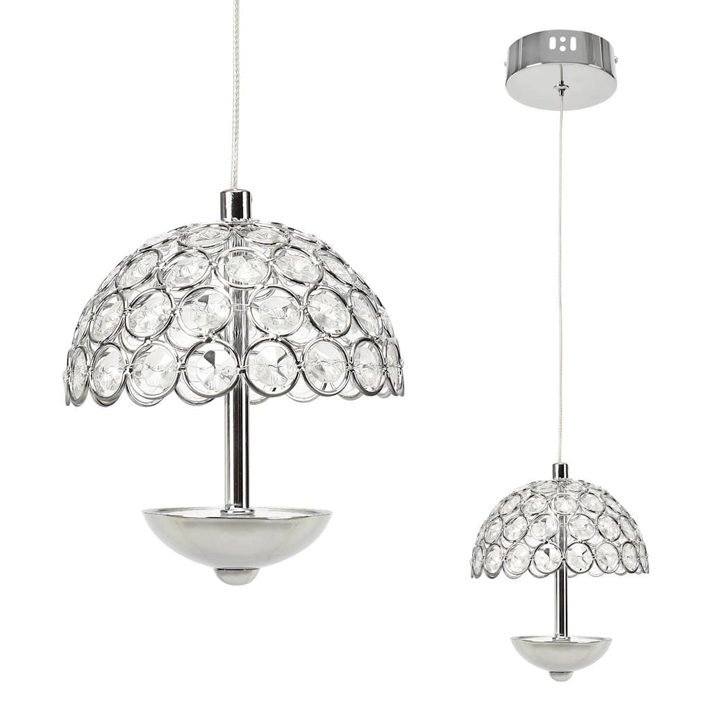 Lampada a sospensione Venus ML314 Milagro LED 5W cromo