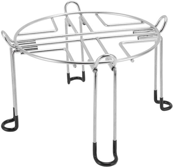 Supporto per Filtro Acqua in Acciaio Inossidabile - Manubri Rimosibili - Base Antiscivolo - Sostegno Portatile - Installazione Facile - Diametro 23 cm - Ospite per Filtro Acqua