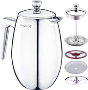Caffettiera a Doppia Parete in Acciaio Inossidabile - 700 ml