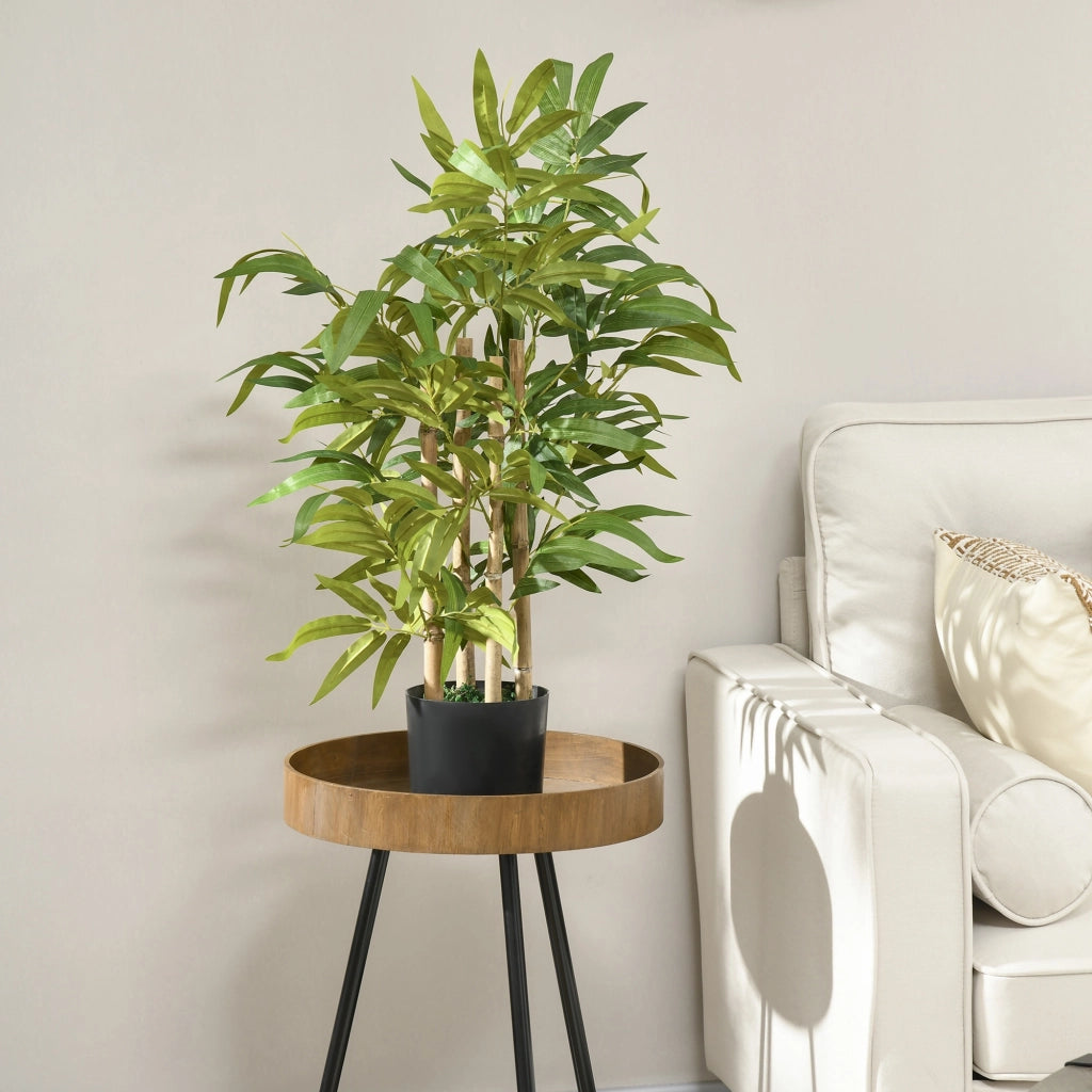 Pianta di Bamb¨´ Artificiale ¨C Xylo ¨C 60 cm Verde con Vaso in Cemento