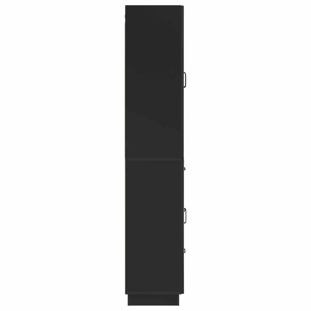 Set di armadi 2 pz Nero Legno ingegnerizzato 3416818